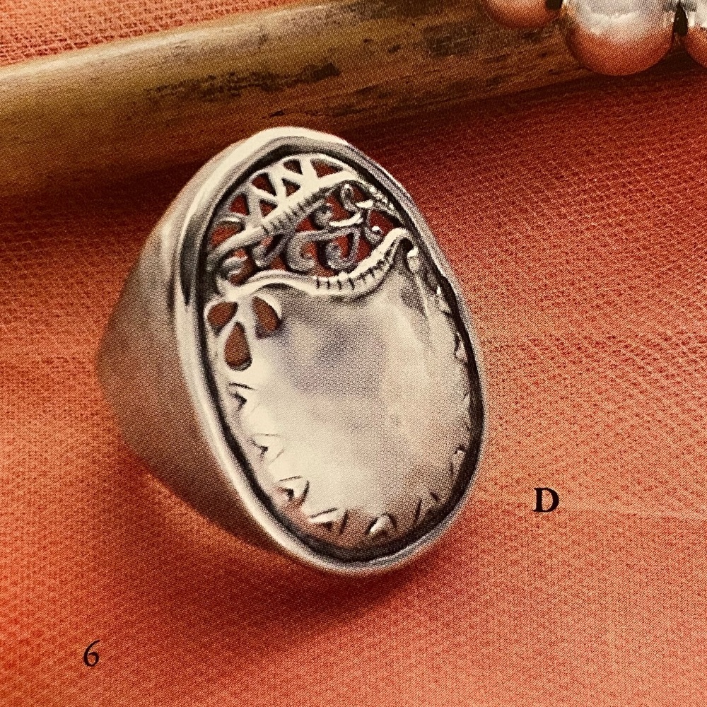 Silpada Sterling Silver ‘Reflection’ Statement Ri… - image 2